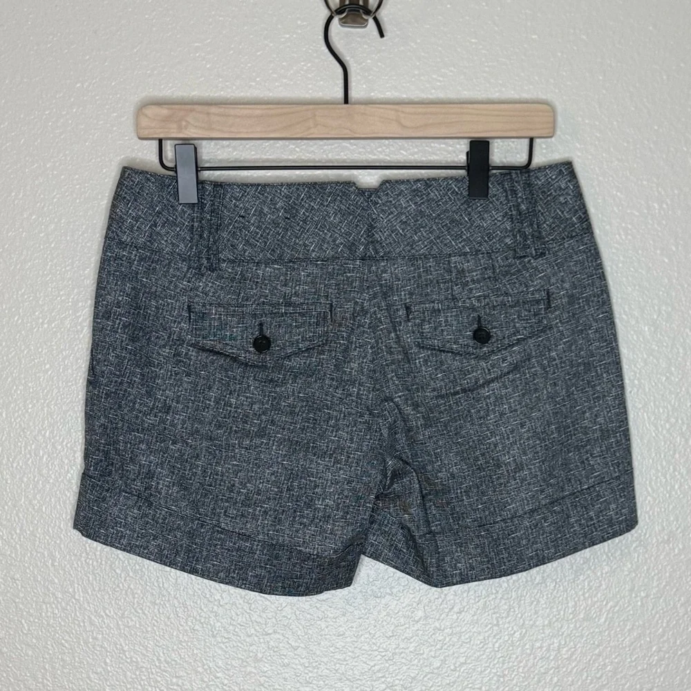 Express Women's Classic Trendy Cotton Blend Shorts 4 Charcoal Gray - Picture 3 of 5